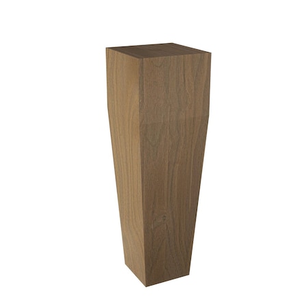 Designs Of Distinction Square Tapered Bun Foot - Walnut 01705610WL1